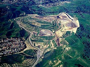 Calabasas Landfill aerial