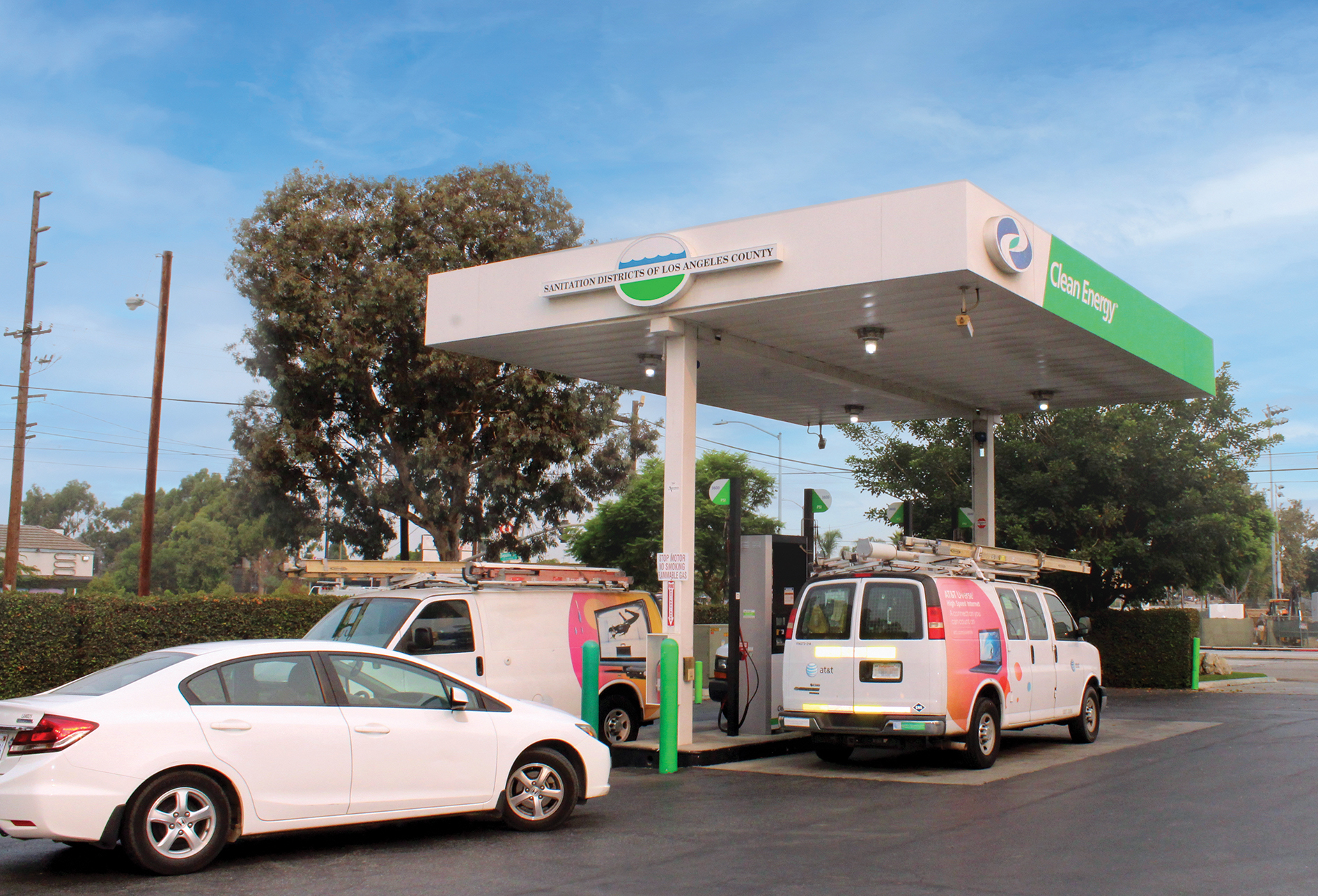 Sanitation Districts' CNG Fueling Station