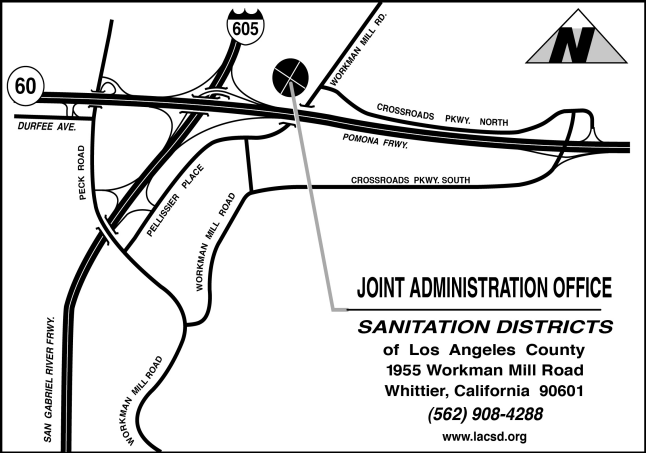 Map to Joint Administration Office