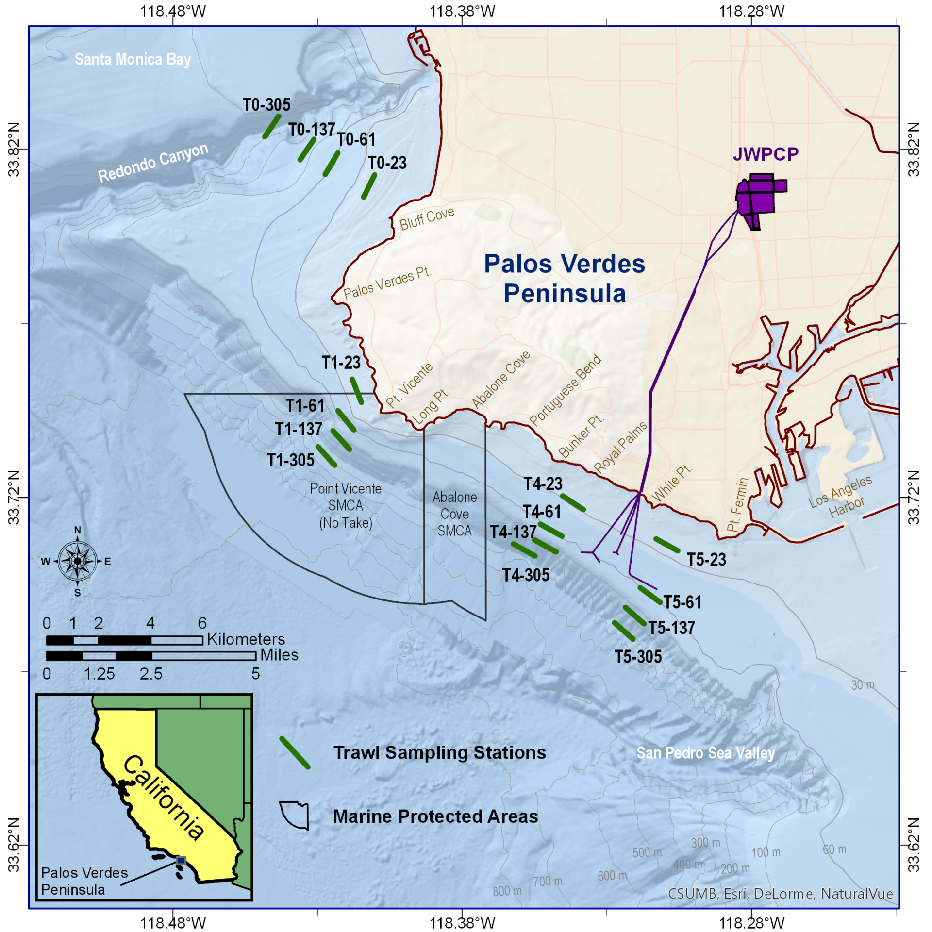 Trawl Station Map