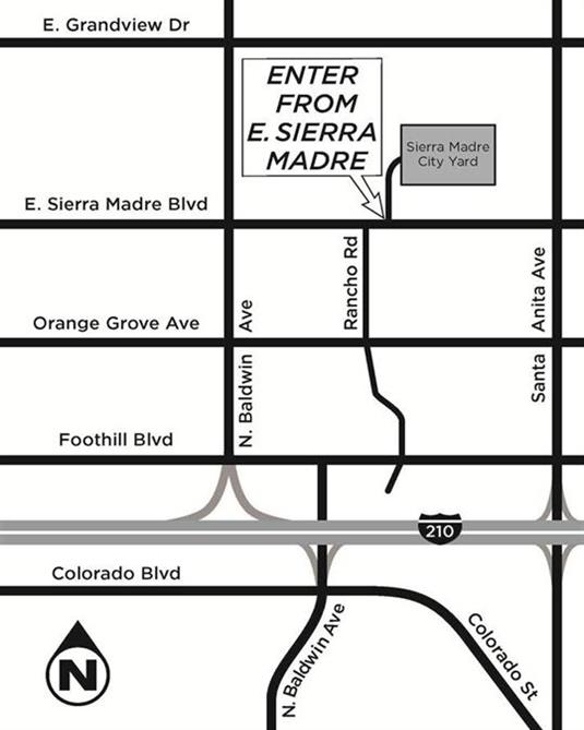 Sierra Madre City Map 2019