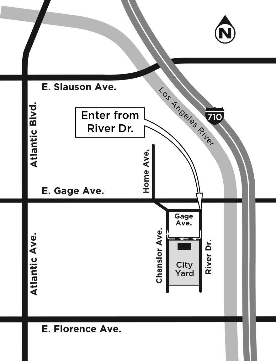 Bell City Yard map