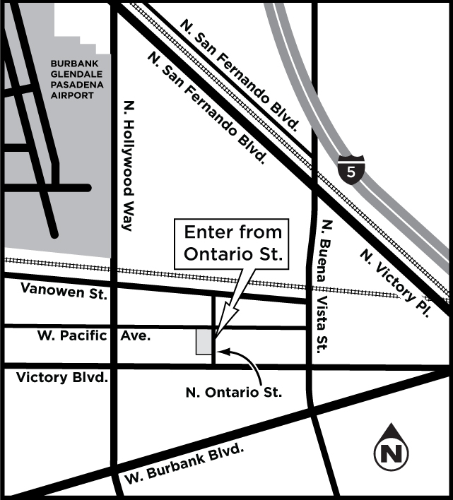 Burbank Fire Department Training Center map