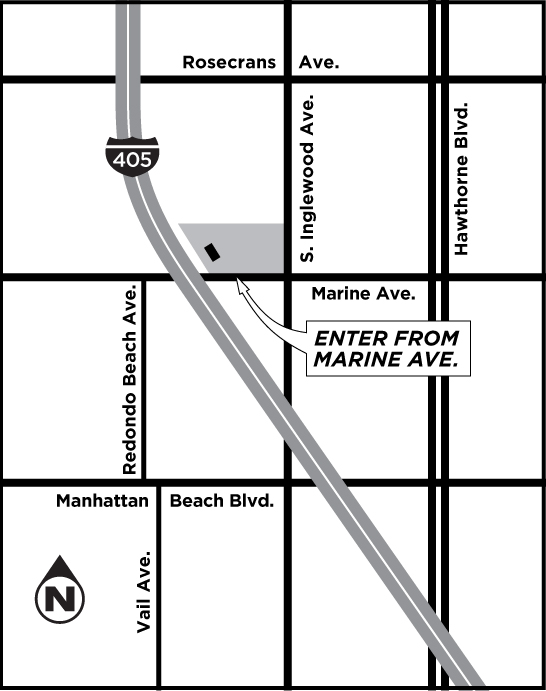 Lawndale High School map