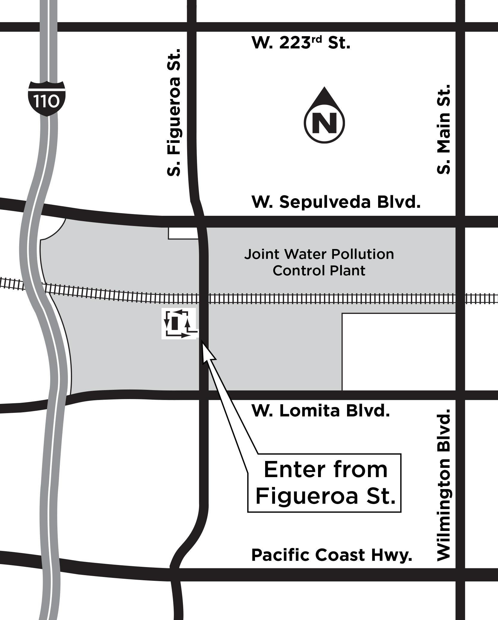 Joint Water Pollution Control Plant map