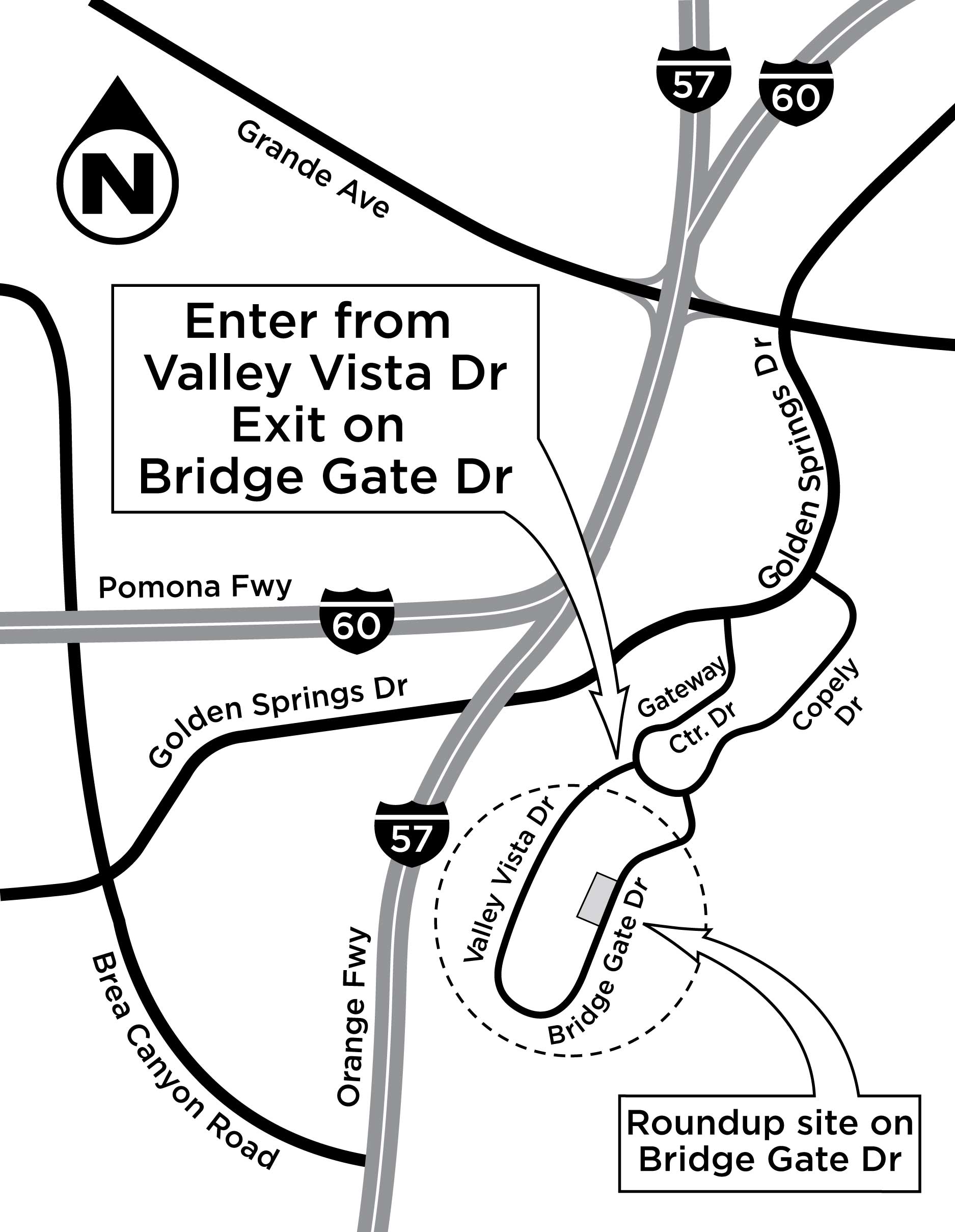 City Streets Gateway Corporate Center map