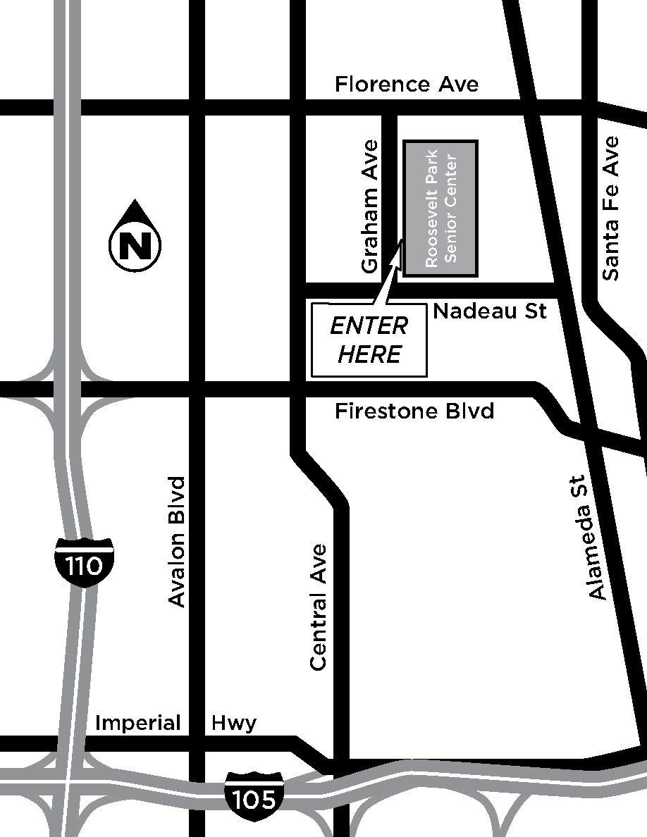 Roosevelt Park Senior Center map