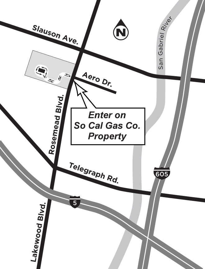 Southern California Gas Company map