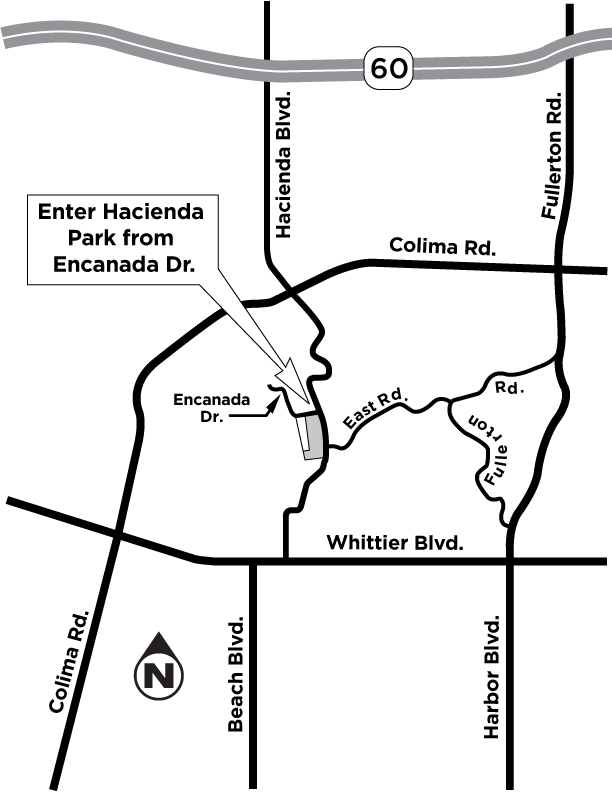 Hacienda Park map