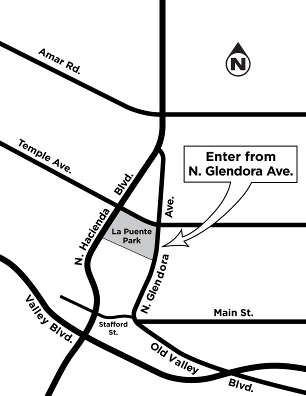 La Puente Park map